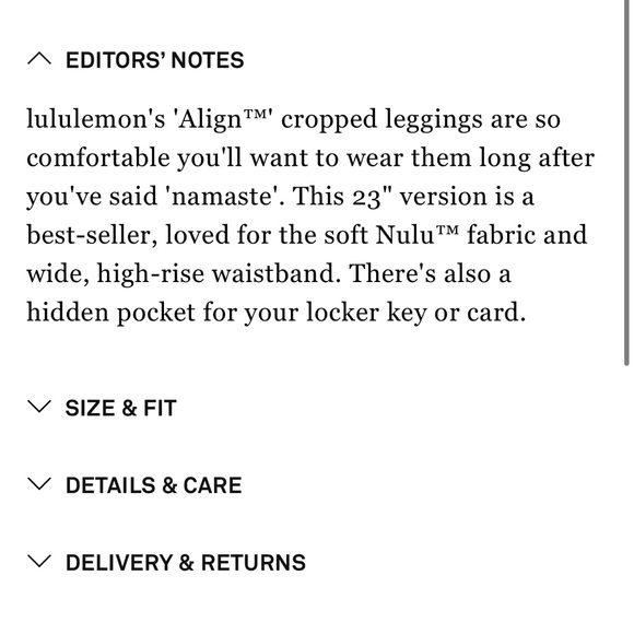 Lululemon Green Align Hi Rise Crop Leggings Sz 8 - Picture 12 of 12